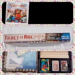 Ticket to Ride Board Game Asia Expansion